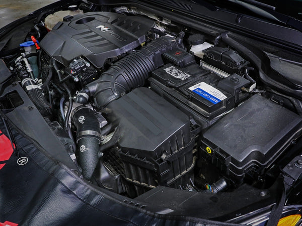 aFe 2019 - 2022 Hyundai Veloster N L4 2.0L (t) BladeRunner Aluminum Hot & Cold Charge Pipe Kit - Black