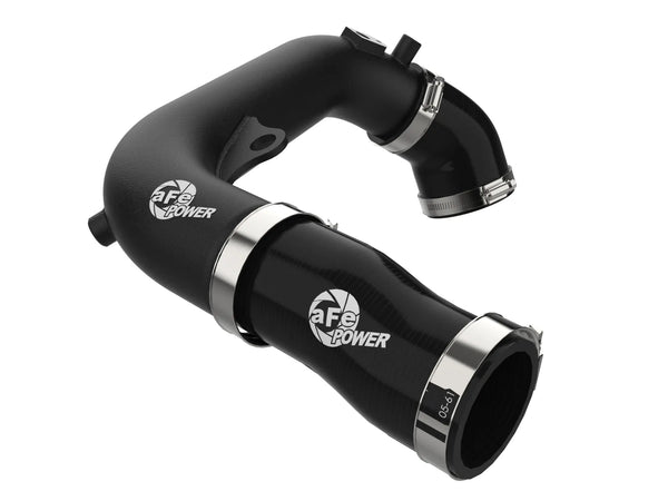 aFe 2024+ Jeep Wrangler JL L4-2.0L (t) BladeRunner 2-1/2in Aluminum Hot Charge Pipe - Black / Red