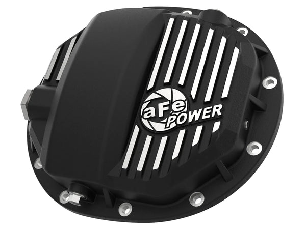 aFe Power Pro Series AAM 9.5/9.76 Rear Diff Cover Black w/Mach Fins 2014 - 2019 GM Silverado/Sierra 1500