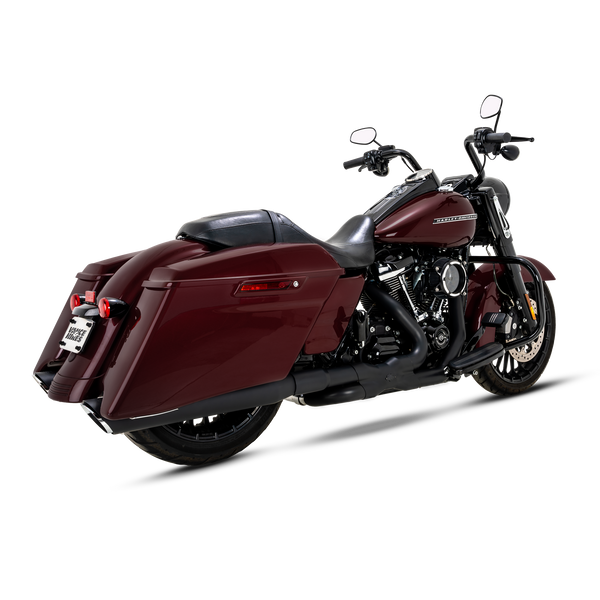 Vance & Hines 2017 - 2024 Harley Davidson Touring/CVO Touring/Trike Twin Slash Black Round Slip-ons