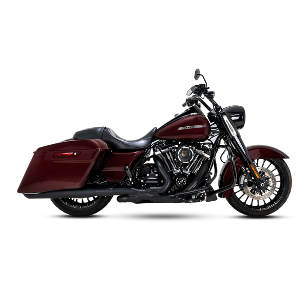 Vance & Hines 2017 - 2024 Harley Davidson Touring/CVO Touring/Trike Twin Slash Black Round Slip-ons