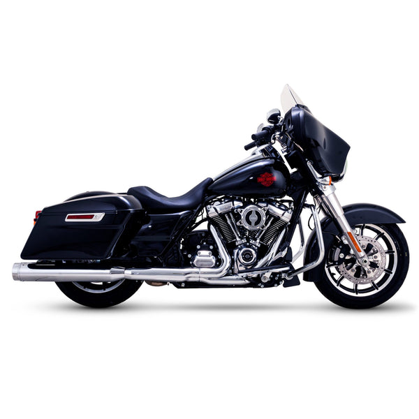 Vance & Hines Harley Davidson Touring Models 2017 - 2023 Torquer 450 Chrome Slip-On Exhaust