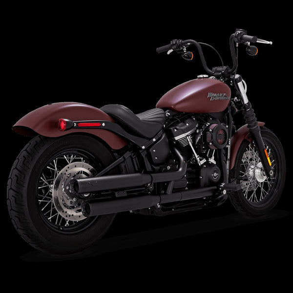 Vance & Hines 2018 - 2024 Harley-Davidson Softail Eliminator 300 PCX Slip-Ons Exhaust - Black