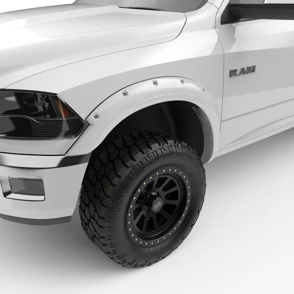 EGR 2010 - 2018 Dodge Ram 2500 / 3500 HD Bolt-On Look Color Match Fender Flares - Set - Bright White