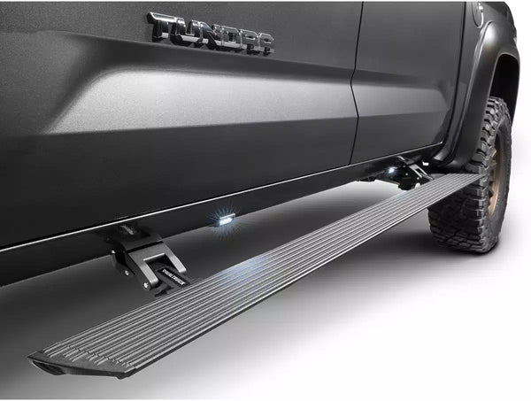 RealTruck 2019 + Chevy Silverado 1500 DC 4dr VoltStep Electric Running Board Kit - Tex. Blk