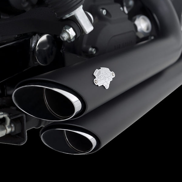 Vance & Hines Harley Davidson Dyna 2006 - 2011 Shortshots Staggered Black PCX Full System Exhaust