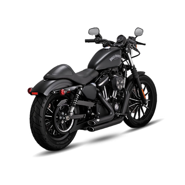 Vance & Hines Harley Davidson Softail 2018 - 2023 Shortshots Staggered Black PCX Full System Exhaust
