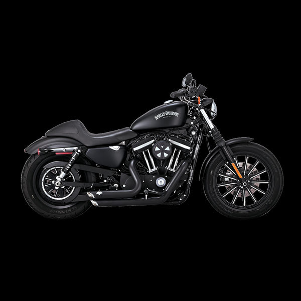 Vance & Hines Harley Davidson Softail 2012 - 2017 Shortshots Staggered Black Full System Exhaust