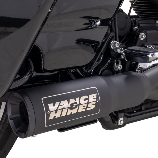 Vance & Hines Harley Davdison Touring 2017 - 2023 High Output 2-1 Black Full System Exhaust