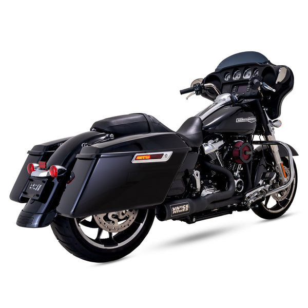 Vance & Hines Harley Davdison Touring 2017 - 2023 High Output 2-1 Black Full System Exhaust