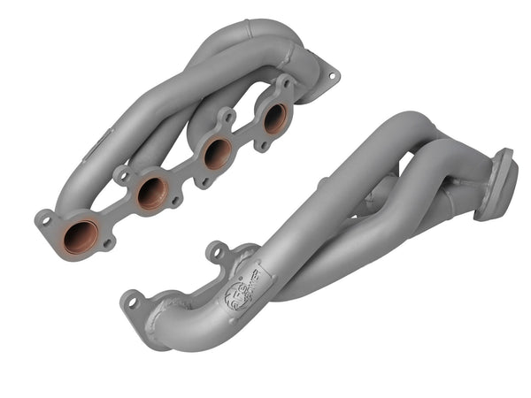 aFe Ford F-150 2015 - 2023 V8-5.0L Twisted Steel 1-5/8in to 2-1/2in 304 Stainless Headers w/ Titanium Coat