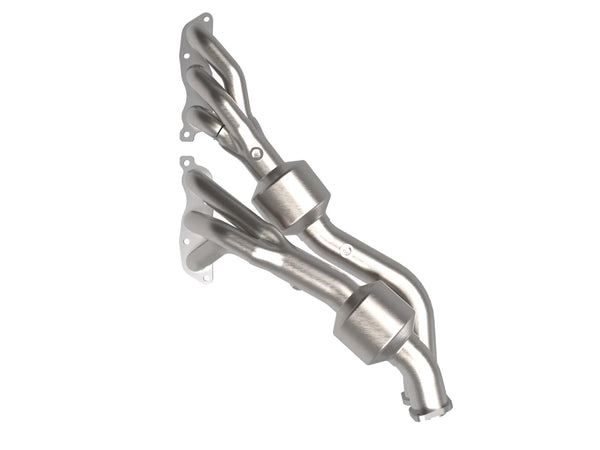 aFe 1998 - 2005 Lexus GS300 / 2001 - 2005 Lexus IS300 / 1998 - 200 SC300 / 1997 - 1998 Supra Twisted Steel 304 Stainless Steel Header w/ Cat