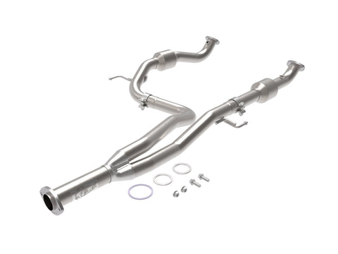 aFe Toyota Tacoma 2016 - 2018 V6-3.5L Twisted Steel Y-Pipe w/ Cat