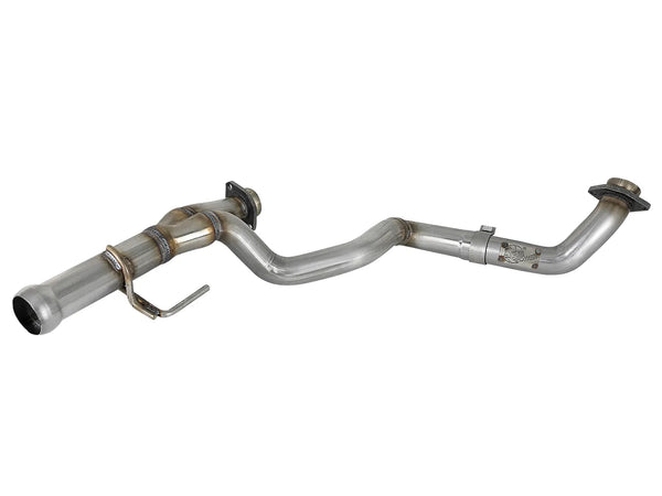 aFe POWER Twisted Steel Y-Pipe 2-1/4in 409 SS Exhaust System 2018+ Jeep Wrangler (JL) V6-3.6L