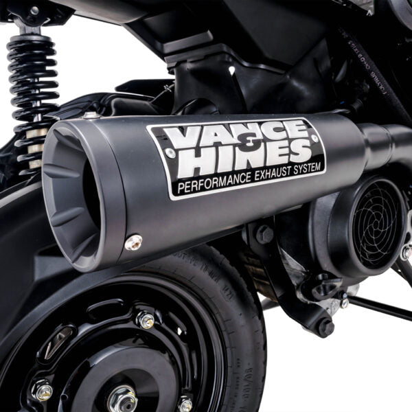 Vance & Hines Honda 2017 - 2022 Navi Upsweep Exhaust Black Slip-On Exhaust