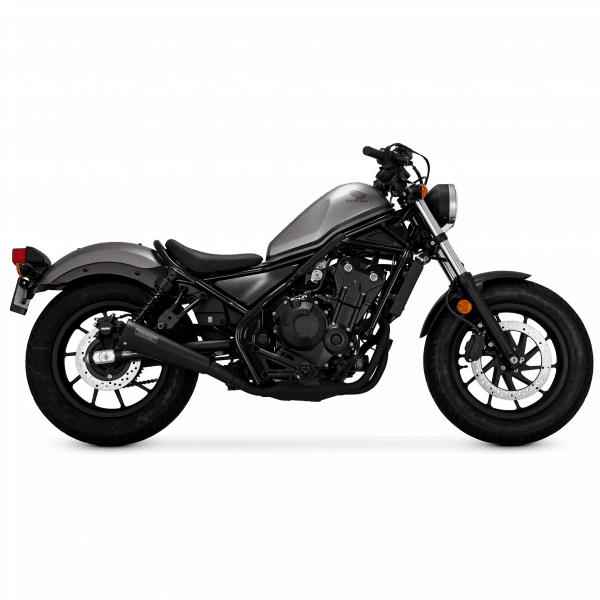 Vance & Hines HONDA 2017 - 2023 Rebel 500 Upsweep Black Slip-On Exhaust
