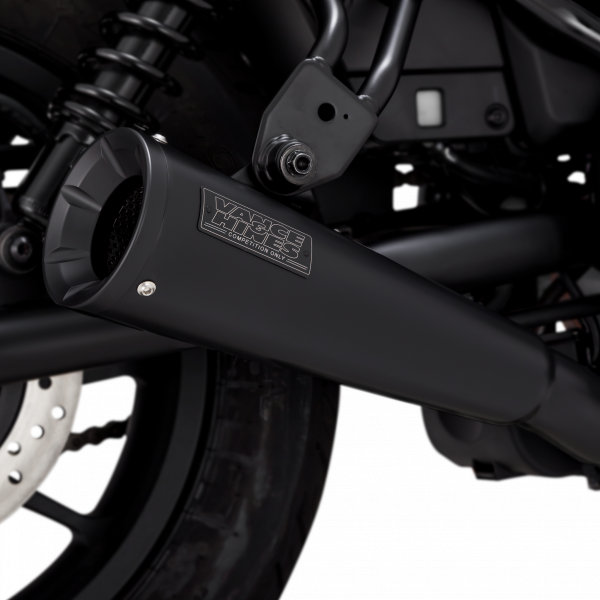 Vance & Hines HONDA 2017 - 2023 Rebel 500 Upsweep Black Slip-On Exhaust