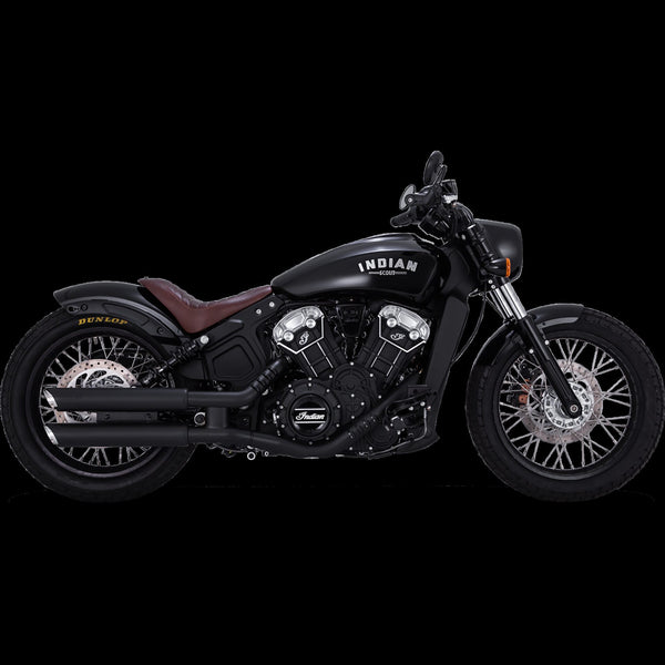 Vance & Hines 2015 - 2024 Indian Scout / 2018 - 2024 Scout Bobber / 2016 - 2022 Scout Sixty Twin Slash 3in PCX Slip-On Exhaust