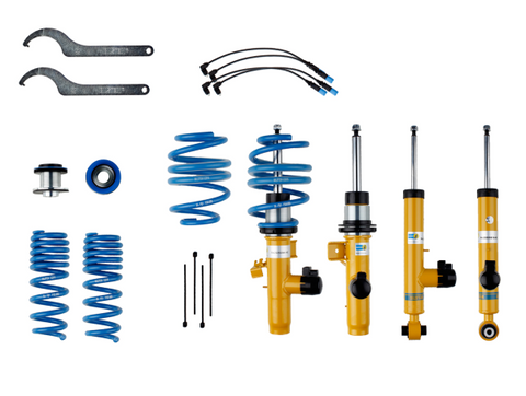 Bilstein B16 (DampTronic)  2014 - 2016 428i / 2017 - 2019 440i / 230i / 330i / M240i / 2015 - 2016 M235i / 2016  - 2017 340i xDrive Front and Rear Coilover Suspension Kit