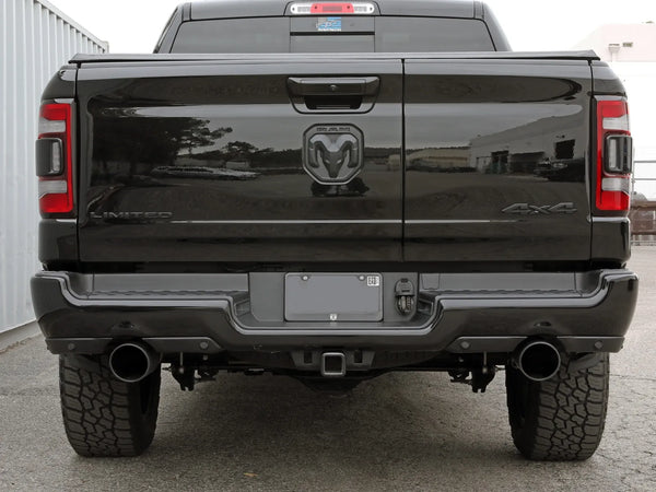 aFe Gemini XV 3in 304 SS Cat-Back Exhaust 2019 +  Ram 1500 V8 5.7L Hemi / eTorque w/ Black Tips