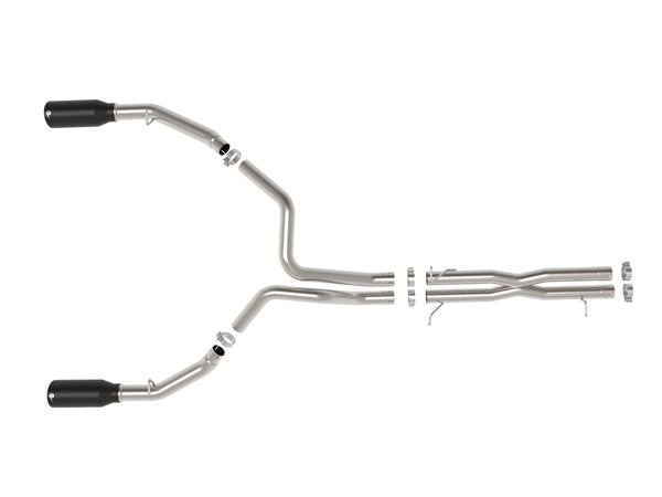 aFe 2025 + Dodge RAM 1500 RHO Vulcan Series 304 Stainless Steel Cat-Back Exhaust System w/ Black Tip