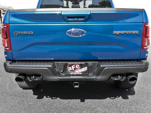 aFe MACH Force-Xp 3in to 3-1/2in 304 SS Cat-Back Exhaust w/Black Tip 2017 - 2020 Ford F-150 Raptor V6 3.5L