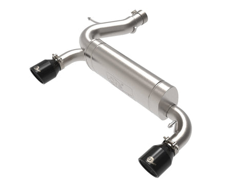 aFe Vulcan 3in 304 SS Axle-Back Exhaust 2021 + Ford Bronco L4-2.3L (t)/V6-2.7L (tt) w/ Black Tips