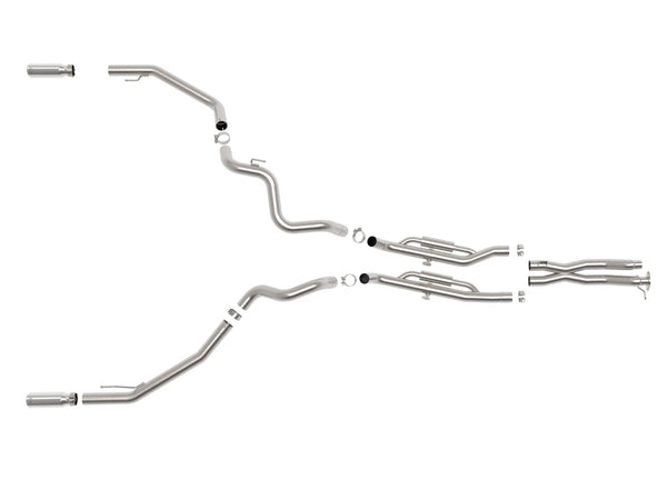 aFe 2024 + Ford Ranger Raptor Vulcan Series 3in 304 SS Cat-Back Exhaust w/ Polished Tips