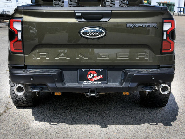 aFe 2024 + Ford Ranger Raptor Vulcan Series 3in 304 SS Cat-Back Exhaust w/ Polished Tips