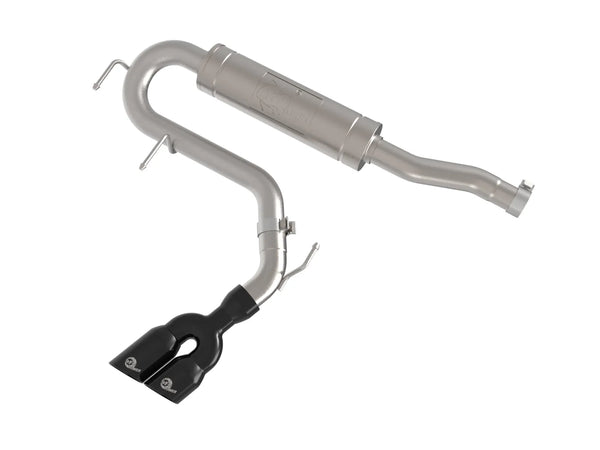 aFe Rebel Series 2-1/2in 304 Stainless Steel Cat-Back w/ Black Tip Ford Maverick 2022 - 2026 L4-2.5L FWD