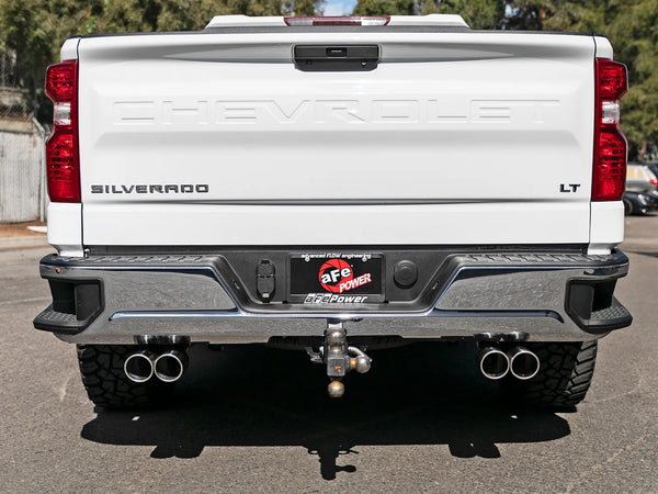 aFe Vulcan Series 3in-2-1/2in 304 SS Cat-Back 2019 - 2026 GM Silverado / Sierra 1500 V8-5.3L 4.3L w/ Polished Tips