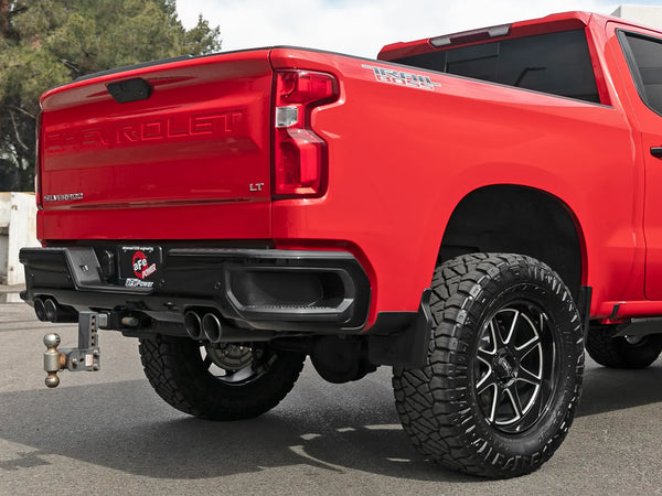 aFe Vulcan Series 3in 304 SS Exhaust Cat-Back w/ Black Tips 2019 - 2026 GM Silverado/Sierra 1500 V8-5.3L