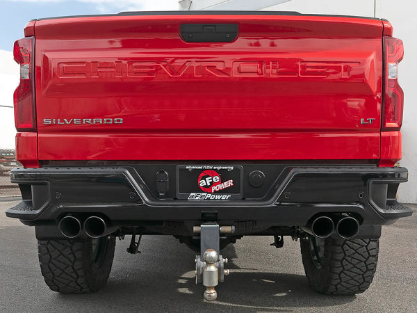 aFe Vulcan Series 3in 304 SS Exhaust Cat-Back w/ Black Tips 2019 - 2026 GM Silverado/Sierra 1500 V8-5.3L