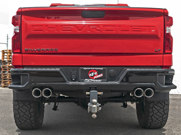 aFe Vulcan Series 3in 304SS Exhaust Cat-Back Exhaust w/ Pol Tips 2019 - 2026 GM Silverado / Sierra 1500 V8-5.3L