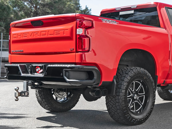 aFe Vulcan Series 3in 304SS Exhaust Cat-Back w/Black Tip 2019 - 2026 GM Silverado/Sierra 1500 V6-4.3L/V8-5.3L