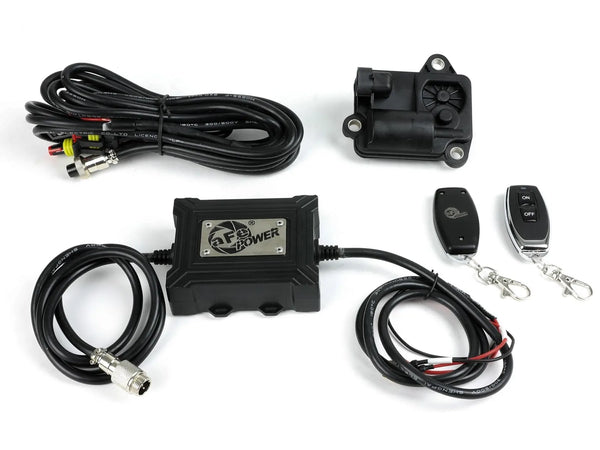 aFe Gemini XV 3in 304 SS Cat-Back Exhaust w/ Cutout 2009 - 2018 GM Crew/Extended Cab Silverado 1500 / Sierra 15004.3L/4.8L/5.3L Black Tips