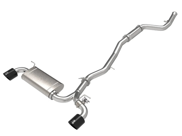 aFe POWER Takeda 2021 +Toyota Supra 2.0L (t) 2.5in-3in 304 SS Catback Exhaust w/ Black Tips