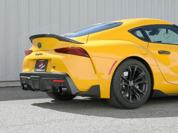 aFe POWER Takeda 2021 +Toyota Supra 2.0L (t) 2.5in-3in 304 SS Catback Exhaust w/ Black Tips