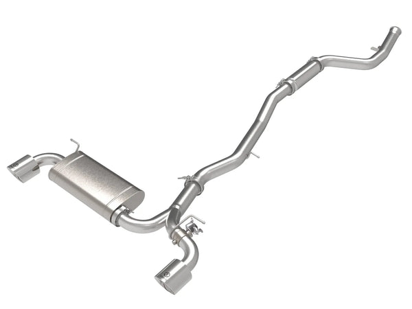 aFe POWER Takeda 2021+  Toyota Supra 2.0L (t) 2.5in-3in 304 SS CB Exhaust w/ Polished Tips