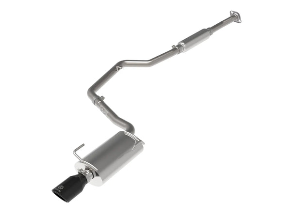 aFe POWER Takeda 2012 - 2016 Subaru Impreza 2.0L 2.5in 304SS CB Exhaust w/ Black Tips