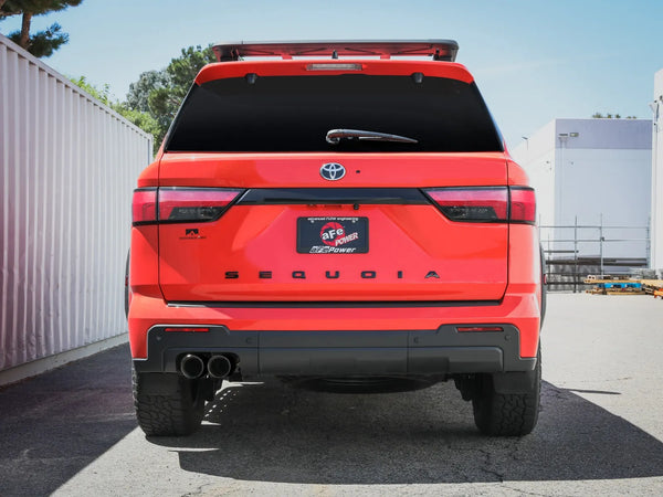 aFe 2023 + Toyota Sequoia V6 3.4L Vulcan Series 2-1/2in to 3in 304 SS Cat-Back Exhaust w/ Black Tip