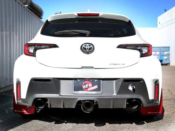 aFe 2023 + Toyota GR Corolla L3 1.6L (t) Gemini XV 3in to 2-1/2in Cat Back Exhaust w/ Black Tips