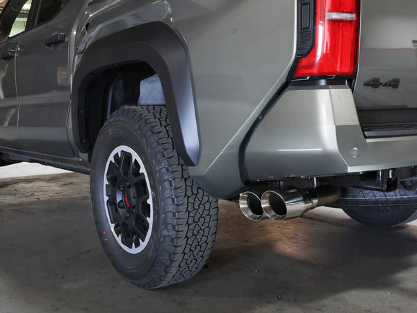 aFe 2024 + Toyota Tacoma L4 2.4L Vulcan Series 2.5-3in 304 SS Steel Cat-Back Exhaust w/Polished Tips