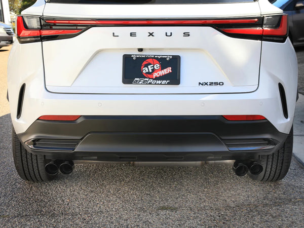aFe 2022 - 2025 Lexus NX250 2.5L SS-304 Cat-Back Exhaust w/ Black Tips