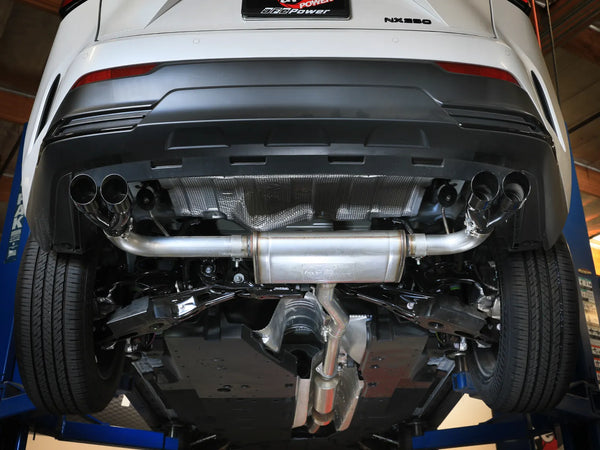 aFe 2022 - 2025 Lexus NX250 2.5L SS-304 Cat-Back Exhaust w/ Black Tips