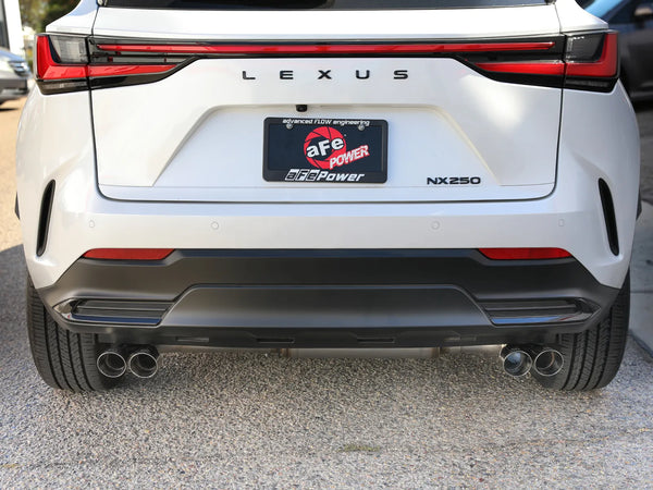 aFe 2022 - 2025 Lexus NX250 2.5L SS-304 Cat-Back Exhaust w/ Polished Tips