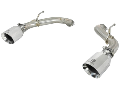 aFe Takeda 2.5in 304 SS Axle-Back Exhaust w/ Polished Tips 2016 - 2024  Infiniti Q50 V6-3.0L (tt)