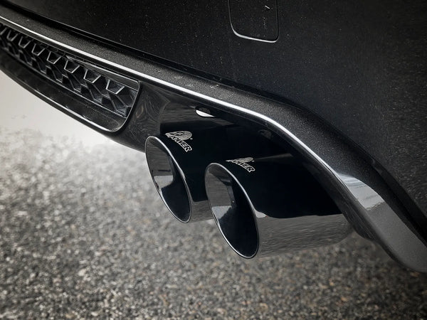 aFe MACH Force-Xp 3.5in. 304 SS C/B Exhaust System 2015 - 2019 BMW X5 M (F85) / X6 M F86 V8-4.4L (tt) - Black Tip