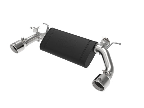aFe MACHForce XP 3in to 2.5in 304 SS Axle-Back Exhaust w/ Polished Tips 2014 - 2016 BMW M235i ( Including XDrive )