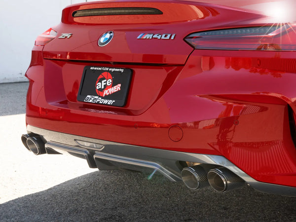 aFe 2019 - 2026 BMW Z4 M40i (G29) B58 Turbo MACH Force-Xp 3in to 2-1/2in SS CB Exhaust System - Carbon